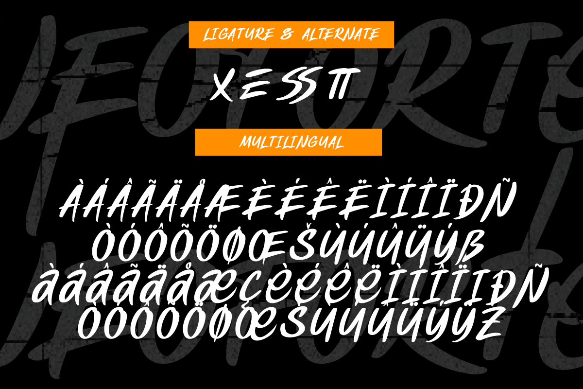 Neoforte Dynamic Street Brush Font, a Handwritten Font by Ronny Studio (Photo 9 of 9)