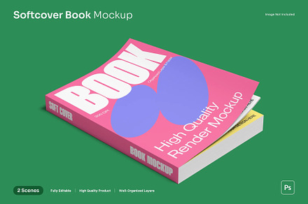 Book Mockup, a Books & Magazine Mockup by deeplabstudio7