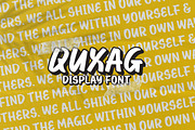 Quxag - Display Font, a Handwritten Font by productype1 (Thumbnail 6 of 10)