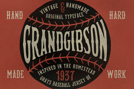 GrandGibson Typeface