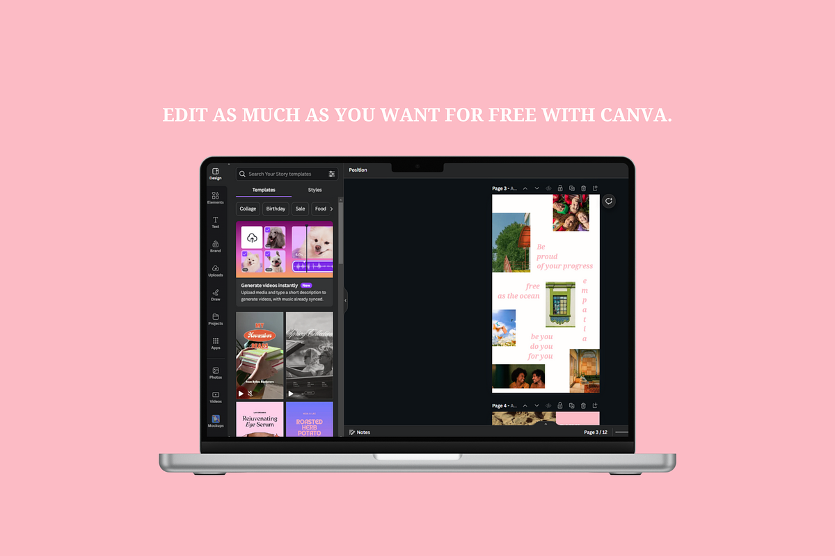 Refinded Canva Insta Story Template, a Social Media Template by Tasha's Verse (Photo 2 of 4)