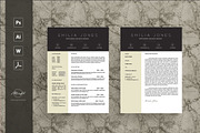 Professional Resume Template / CV te, a Resume Template by MH Design Template (Thumbnail 1 of 4)