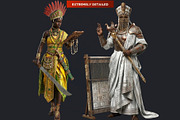 Orishas Pantheon Gods Cliparts, a Person Illustration by ThatsDesignArt (Thumbnail 11 of 16)