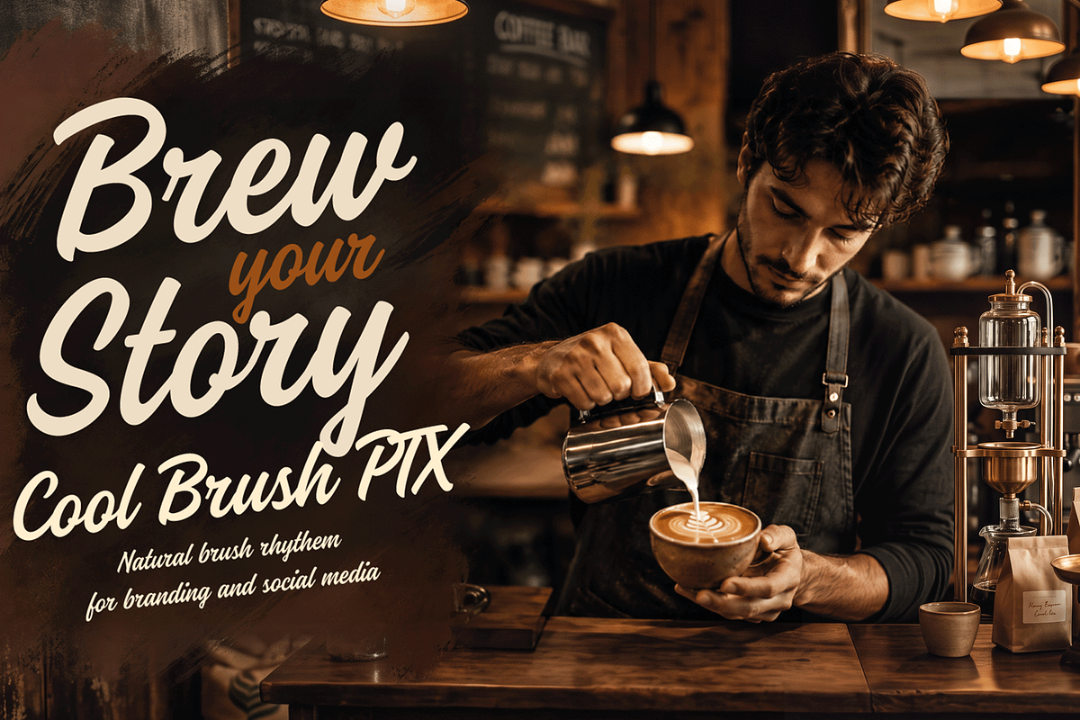 Cool Brush PTX — Brush Font, a Script Font by vectalex (Photo 2 of 7)