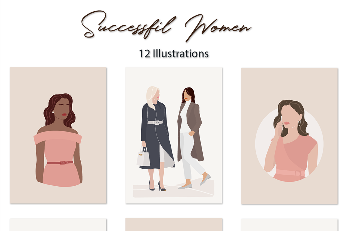 Successful Women Part2 Illustrations, a Person Illustration by Irena Art (Photo 10 of 11)