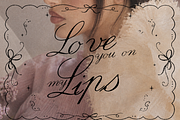 Lilac Cursive, a Handwritten Font by Lilithcollageart (Thumbnail 2 of 9)