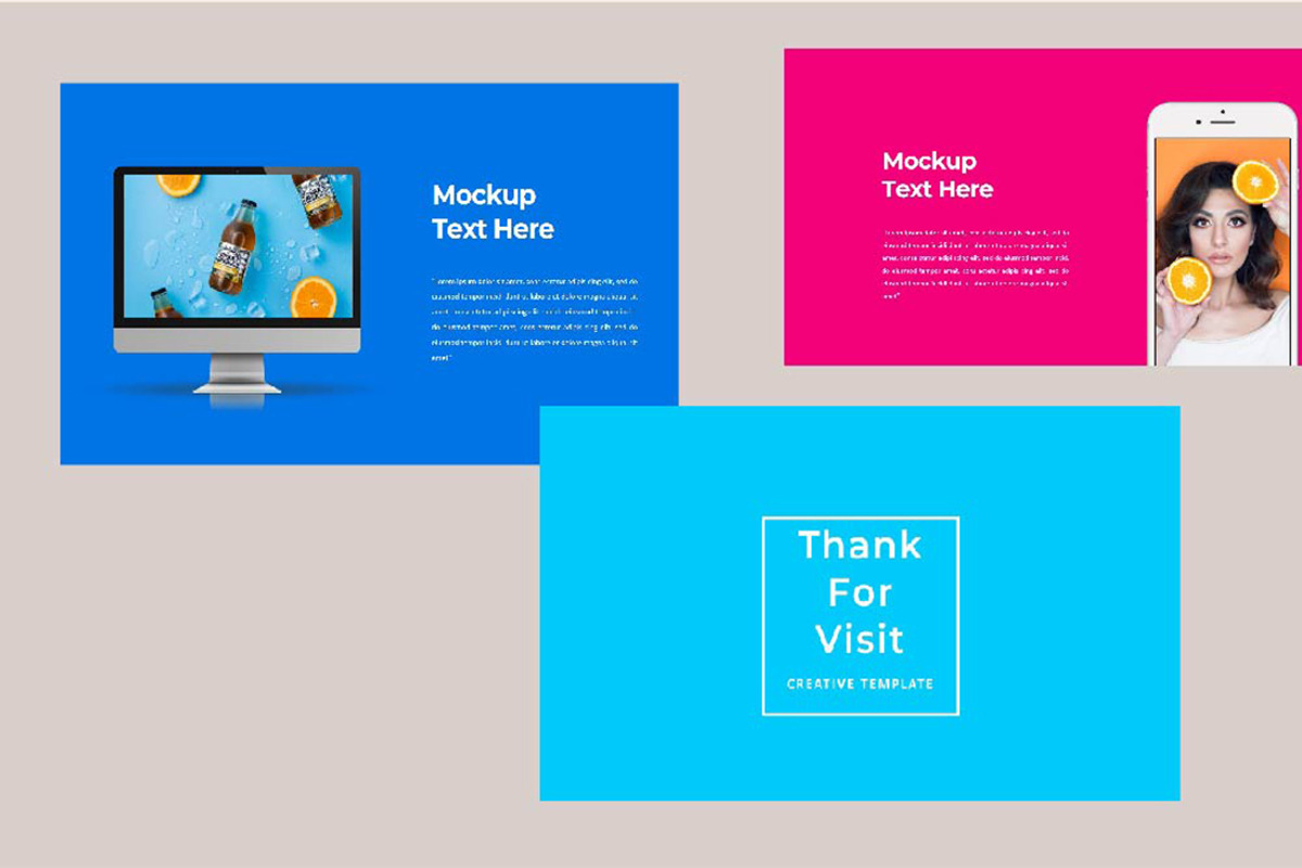 Fun Of Three Google Slide Template, a Presentation Template by Overcloud (Photo 4 of 4)