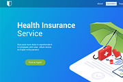 Isometric landing page template, a Templates & Theme by Genestro Shop (Thumbnail 3 of 5)