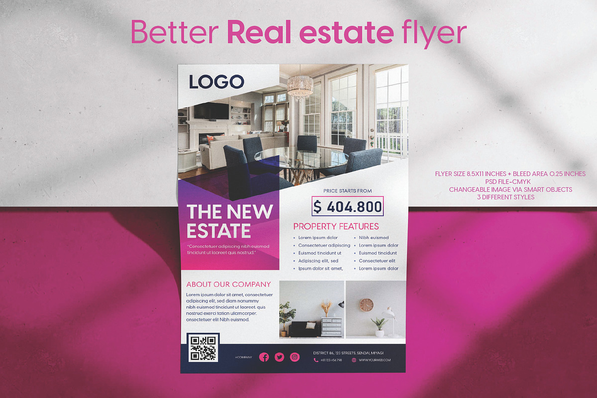 Better real estate sale flyer, a Flyer Template by Workhu (Photo 1 of 4)