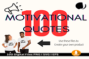 100 Inspirational Quote-Bundle, an Object Graphic by Jadugar Design Studio (Thumbnail 1 of 19)