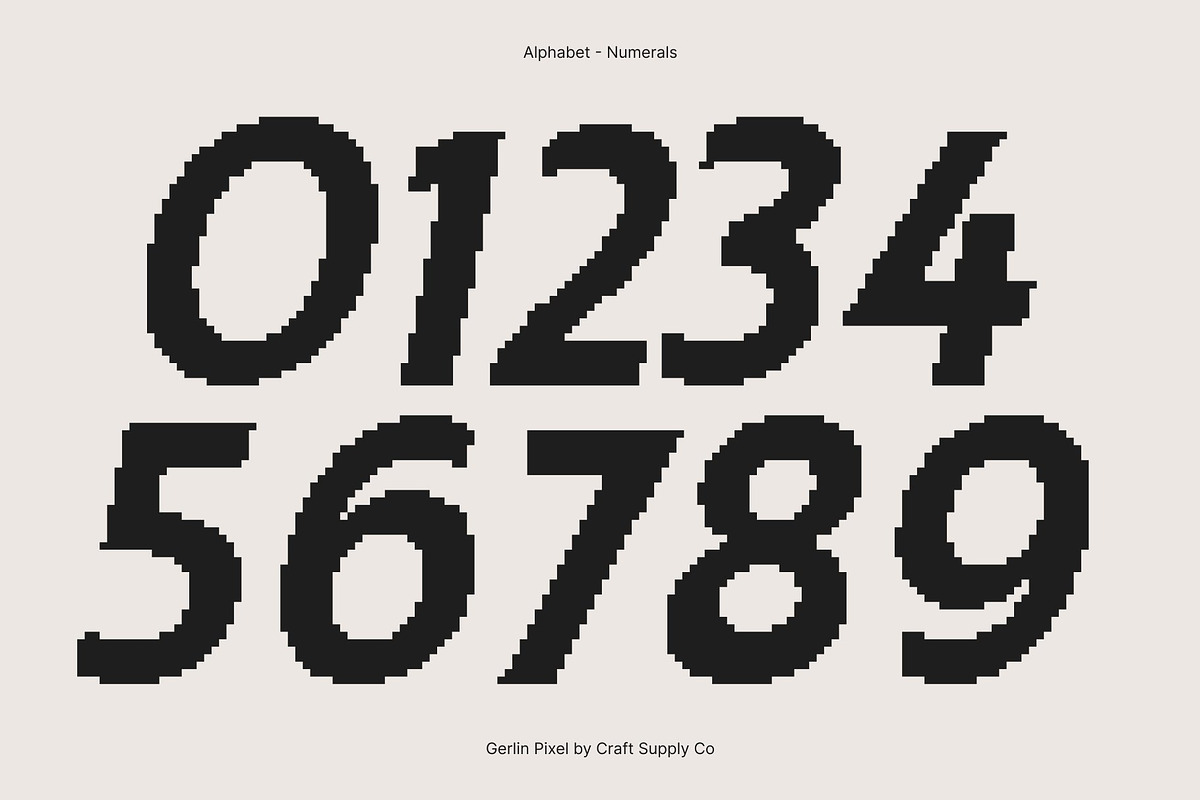 Gerline Pixel, a Sans Serif Font by Craft Supply Co. (Photo 3 of 8)