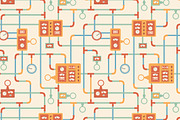 Machines and Robots, a Pattern Graphic by marmarto (Thumbnail 4 of 5)