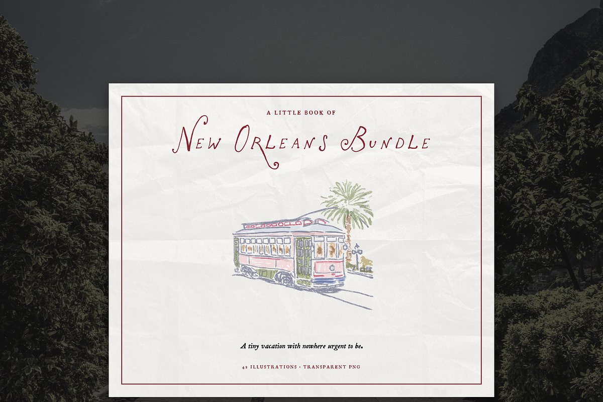 New Orleans Clipart, French Quarter, an Object Illustration by The October Creative (Photo 14 of 16)
