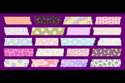 Adhesive color washi tape pieces, an Education Illustration by Buch&Bee (Thumbnail 1 of 3)