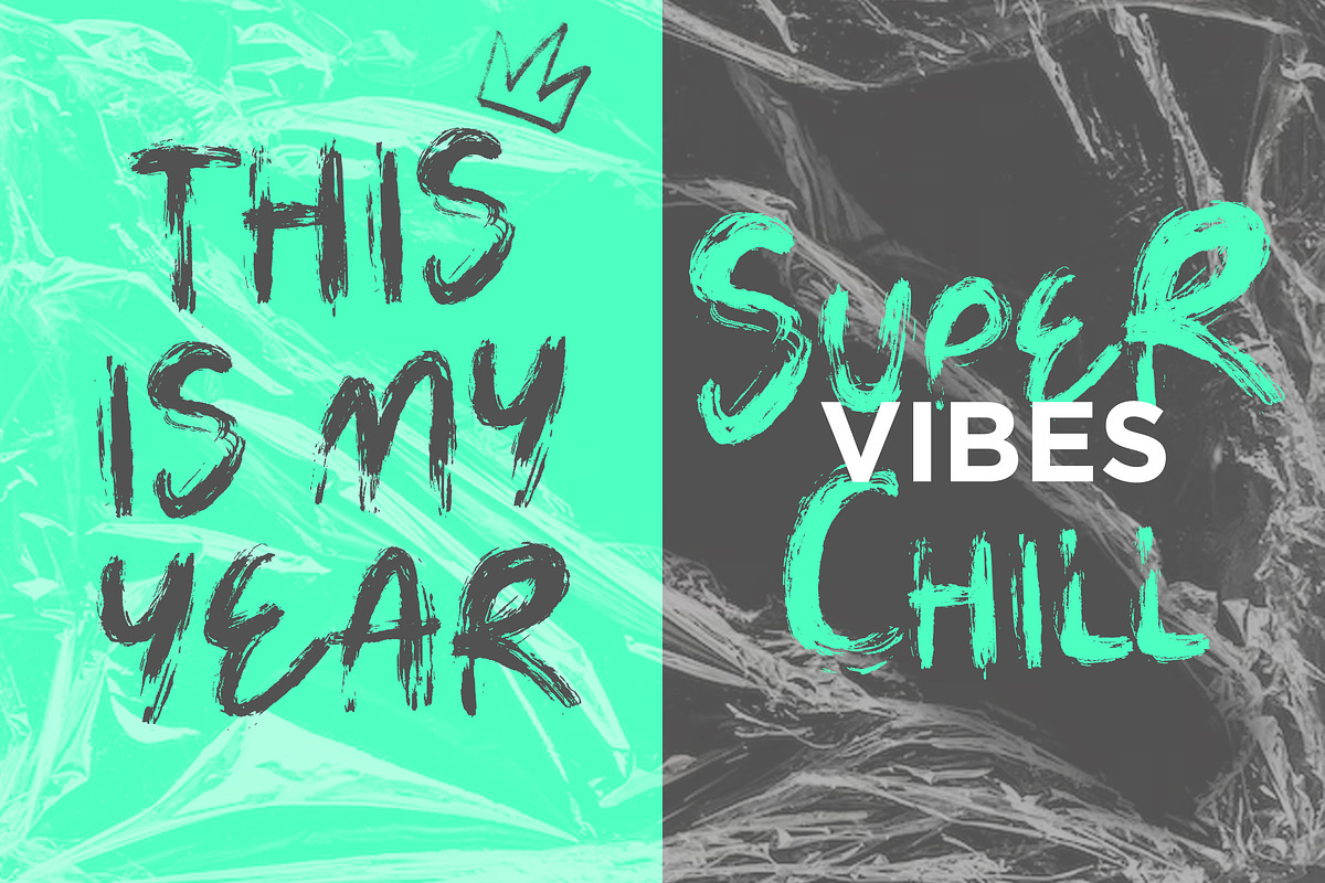 Ink Boy – Textured Brush Font, a Handwritten Font by Dm Studio (Photo 2 of 9)