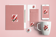 Venice Floral Monograms, a Branding & Logo Template by Werlang Paper (Thumbnail 2 of 8)