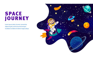 Landing Page With Kid Astronaut