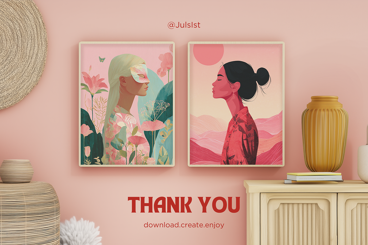 Modern Eclectic Prints Posters, a Background Graphic by JulsIst (Photo 12 of 12)