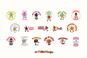Cartoon Characters, The Bundle, an Illustration by The Isian (Thumbnail 71 of 126)
