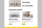 Furniture Landing Page Design, an UI Kit Template by CreativeShaper (Thumbnail 5 of 6)