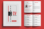Modern CV and Portfolio Template, a Brochure Template by MightyDesign (Thumbnail 1 of 7)