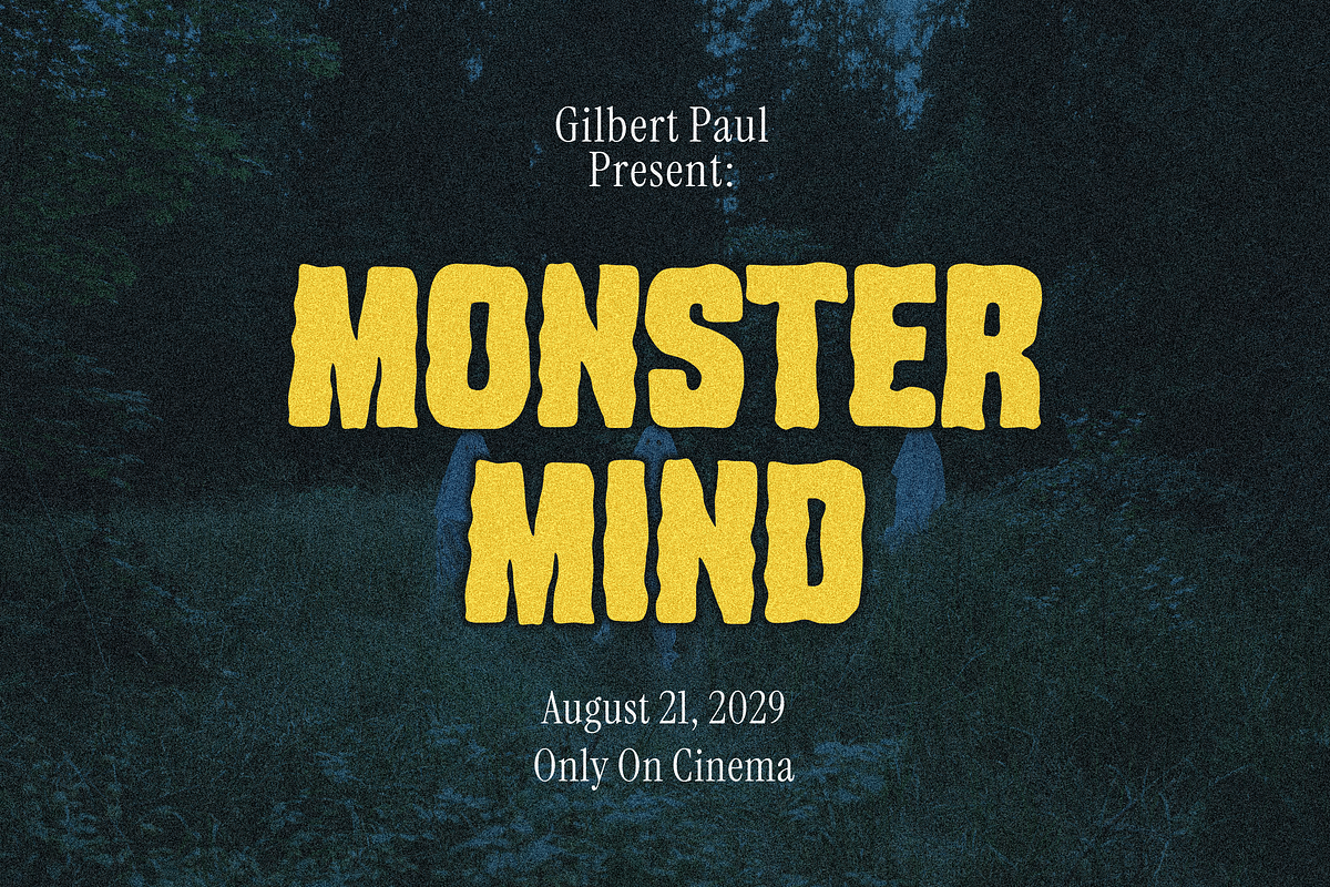 Brain Haunted Horror Font, a Sans Serif Font by 24Design Studios (Photo 2 of 8)