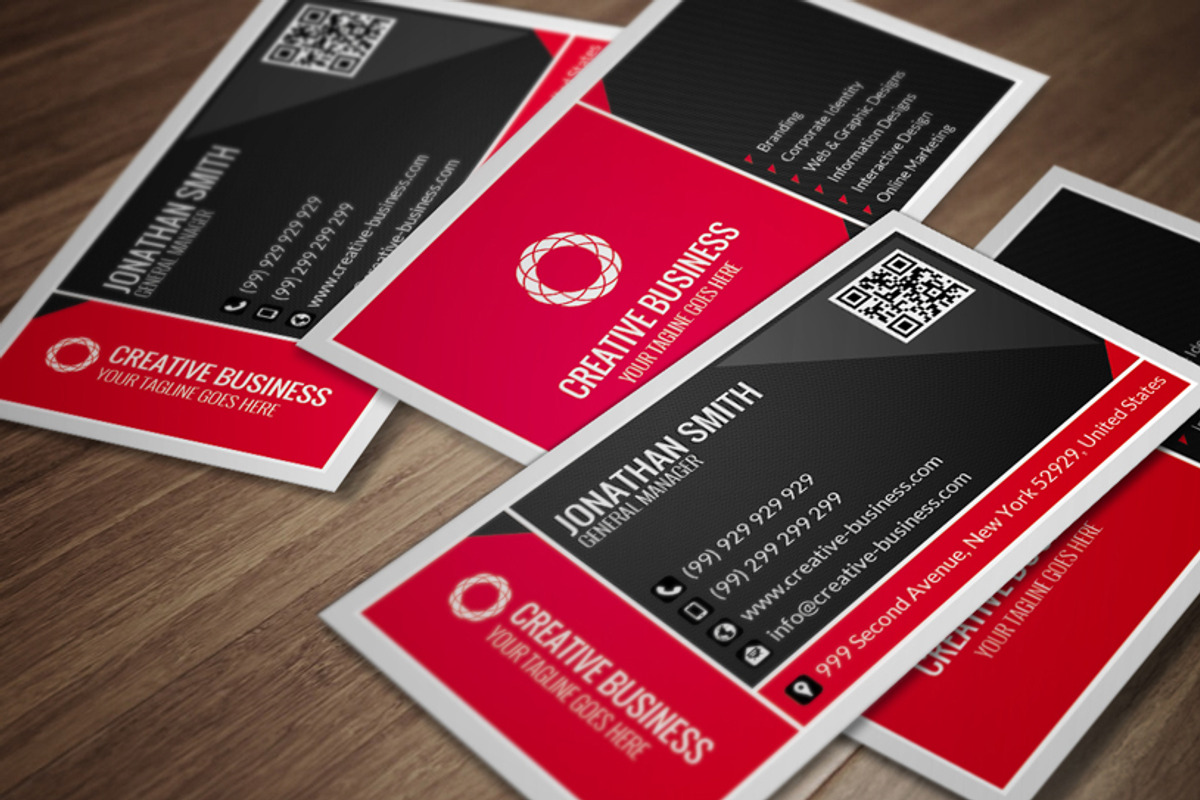 Corporate Business Card CM051, a Business Card Template by annozio (Photo 1 of 4)