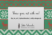 Knit Stitches Procreate Brushset, a Brush Add-On by Jutta Schneider (Thumbnail 8 of 8)