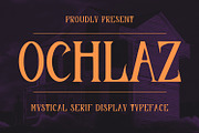 Ochlaz Mystical Serif Display Font, a Serif Font by Maulana Creative (Thumbnail 1 of 7)
