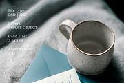 Neutral Gray 3.5x5 RSVP Card Mockup, a Product Mockup by Serenefeeling (Thumbnail 3 of 6)