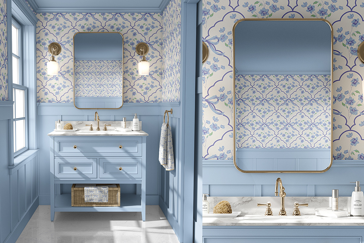 Coquette | Vector flower patterns, a Pattern Graphic by Tanya Vollar (Photo 6 of 9)