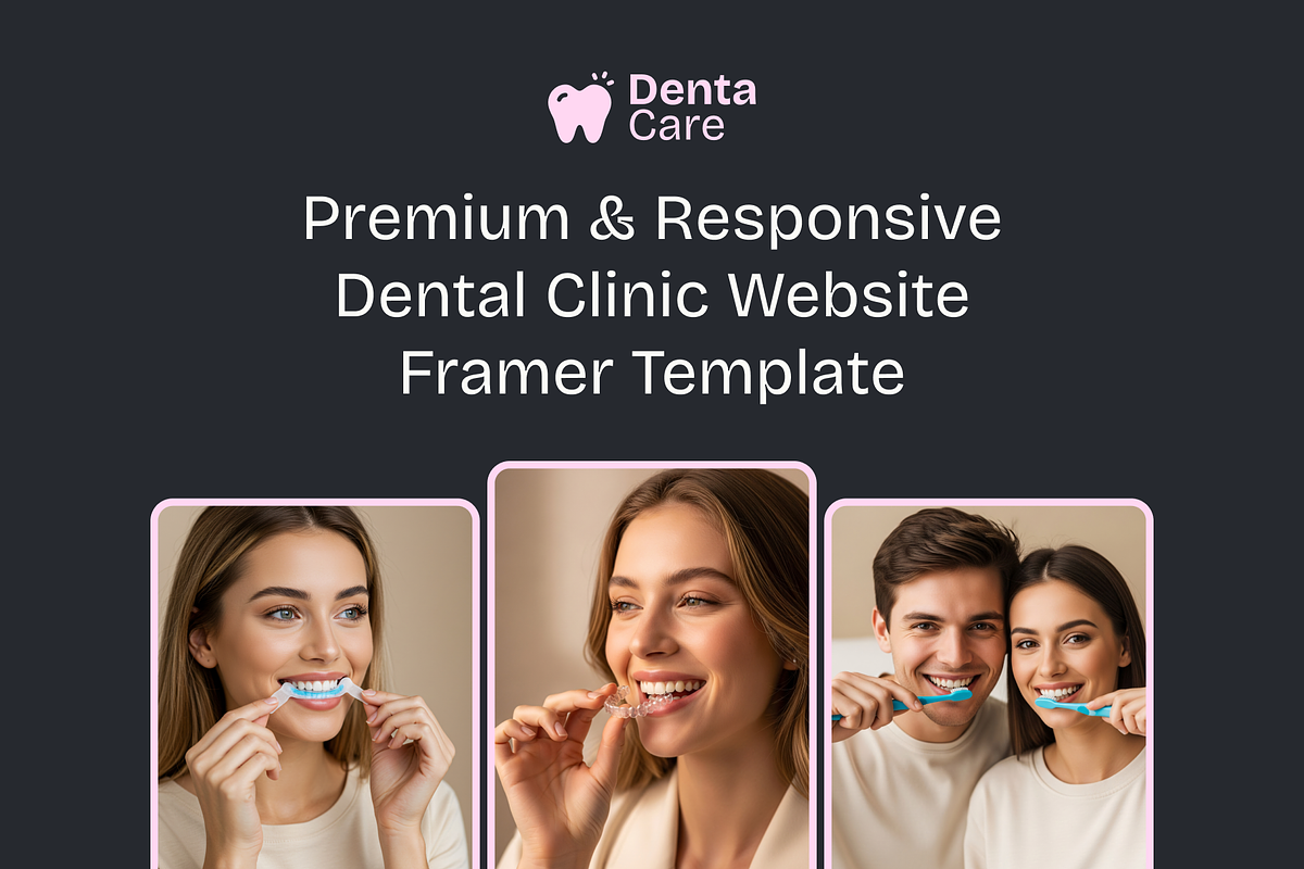 DentaCare - Dental Framer Website, an UI Kit Template by UI/UX Ocean (Photo 4 of 4)