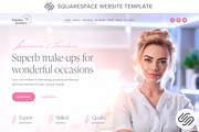Esthetician Squarespace Template, a Squarespace Template by vectorocean (Thumbnail 1 of 11)
