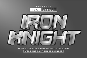 Silver 3D Text Effect Style | EPS, a Layer Style Add-On by padilah_a