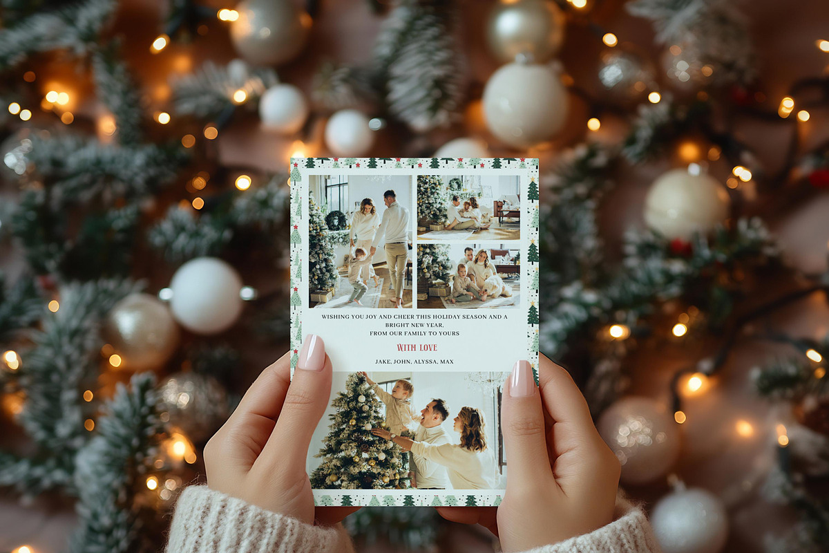 Christmas Photo Card Template, a Card Template by LucaTheme (Photo 4 of 6)
