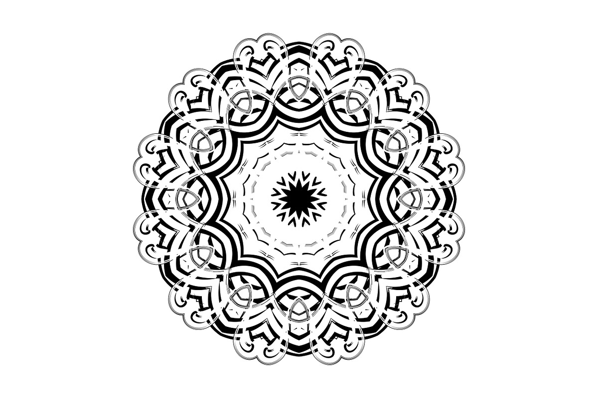 Premium Mandala Illustration Pack, a Decorative Illustration by NJ Himel (Photo 98 of 101)