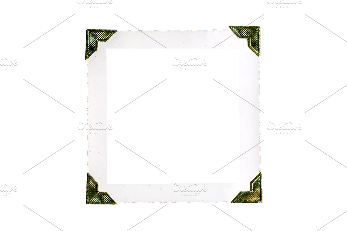 3 PNG Vintage Photo Corners & Frames, an Object Graphic by THP Creative (Photo 2 of 4)