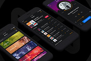 Musical Mobile UI Kit, an UI Kit Template by Just UI (Thumbnail 3 of 5)