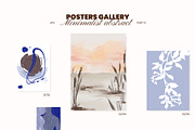 Minimalist abstract posters gallery, a Background Graphic by Yuliia Lashevska (Thumbnail 8 of 9)