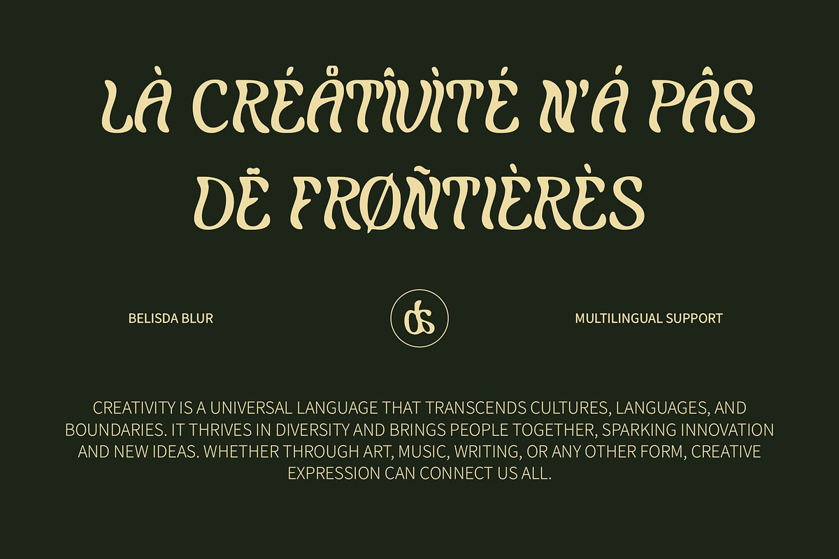 Belisda Blur, a Sans Serif Font by Craft Supply Co. (Photo 4 of 8)