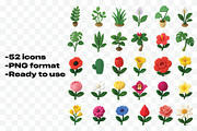 Flowers and Plant 3D Icons set, an Icon by Iwanistic (Thumbnail 2 of 6)