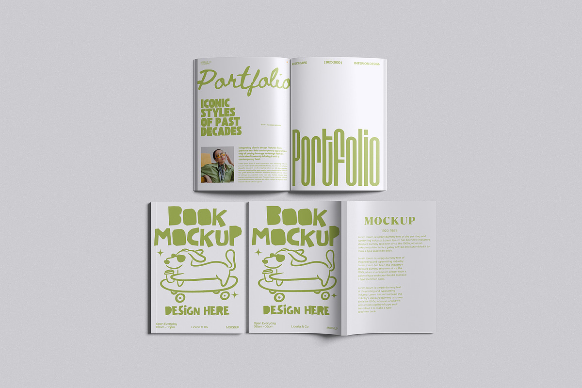 Book Mockup, a Books & Magazine Mockup by Afif_studio (Photo 2 of 5)