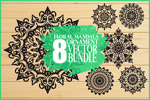Elegant Mandala Design Bundle, an Illustration by Creativeshirt