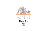 Valentine Bookish Clipart, an Education Illustration by JulzaArt (Thumbnail 7 of 7)