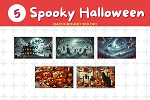 Spooky Halloween Background, a Background Graphic by John_Walker