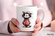 Whimsical Baby Cat Clipart Png, an Illustration by Craft Nest (Thumbnail 8 of 11)
