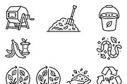 Sustainable Packaging Icon Set, an Outline Icon by adenpinkstore (Thumbnail 9 of 11)