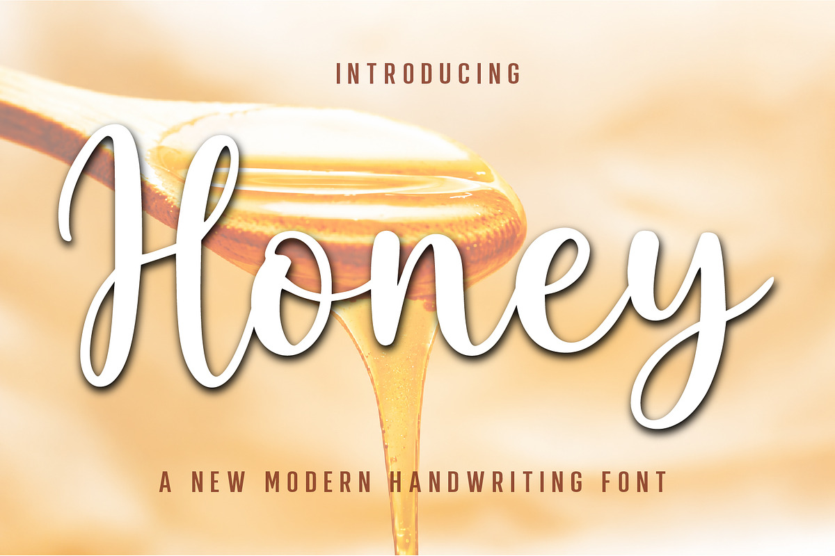 Honey, a Handwritten Font by Aura Typeface (Photo 1 of 6)