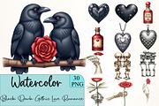 Black Dark Gothic Love Romance, an Illustration by CrexoraLab (Thumbnail 1 of 5)