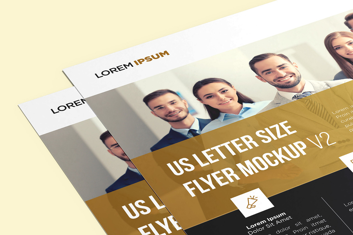 US Letter Size Flyer Mockup, a Books & Magazine Mockup by Illusiongraphic (Photo 17 of 25)